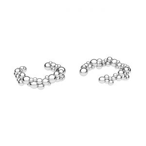 Manžeta na ucho náušnice*stříbrný AG 925*KLN ODL-01456 3,3x14 mm