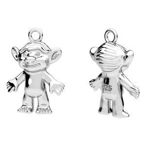 Přívěsek - drak*stříbro AG 925*CON-1 OWS-01138 12x16,3 mm