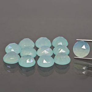 Rozeta - achát aqua 6 MM