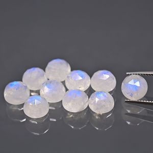 Rozeta - duhový měsíční kámen 6 MM
