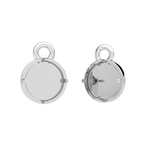 Přívěsek - velká obruba na pryskyřici*stříbro AG 925*CON-1 OWS-01031 7,3x9,1 mm