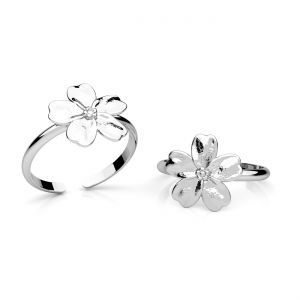 Univerzální prsten - kočka s klubíčkem*stříbrná AG 925*U-RING OWS-01173 12,5x20 mm