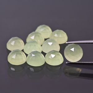 Kulatý kámen, růžový brus - Celadonový achát 6 MM
