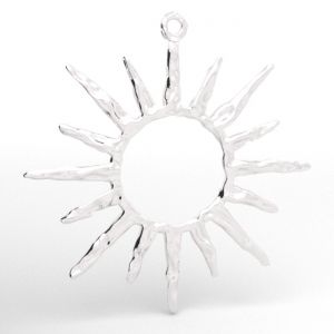 Př&iacute;věsek - dvojit&yacute; kytička*stř&iacute;bro AG 925*CON-1 S-CHARM 829 29,9x31,5 mm