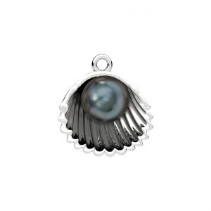 Přívěsek drak - bílá perla 8mm*stříbrná AG 925*CON-1 ODL-01620 15,7x17 mm ver.3