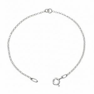 Řet&iacute;zkov&yacute; n&aacute;ramek typu Rolo*stř&iacute;brn&yacute; AG 925*S-BRACELET 6 - 15 cm  