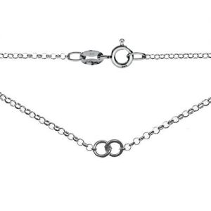 Řet&iacute;zek typu Rolo se zap&iacute;n&aacute;n&iacute;m*stř&iacute;brn&yacute; AG 925*S-CHAIN 6 - 40 cm  