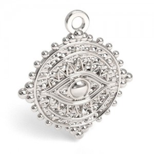 Pendant - talisman, eye*sterling silver AG 925*S-CHARM 667  