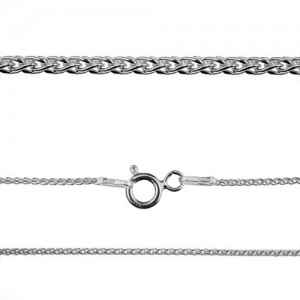 Spiga chain with clasp*sterling silver AG 925*SPQ025N - 40 cm