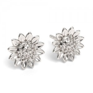 Stud earring - sunflower*sterling silver AG 925*SZ 640