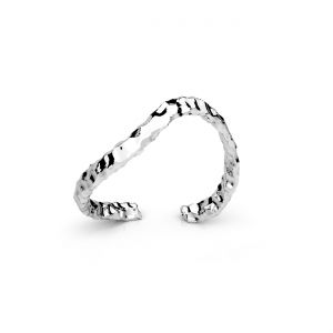 Univerz&aacute;ln&iacute; prsten - tepan&yacute;*stř&iacute;brn&aacute; AG 925*U-RING ODL-01647 7x19,7 mm