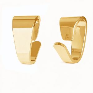 Zlat&aacute; rovn&aacute; kravata na zavě&scaron;en&iacute;*zlat&aacute; AU 375*LKZ9K-30012 - 0,30 2,5x5 mm